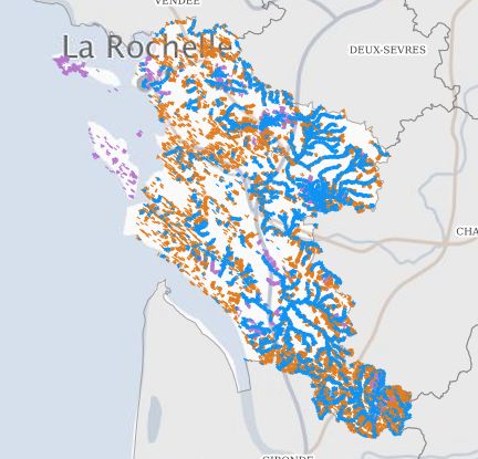Cartographie cours d'eau 17