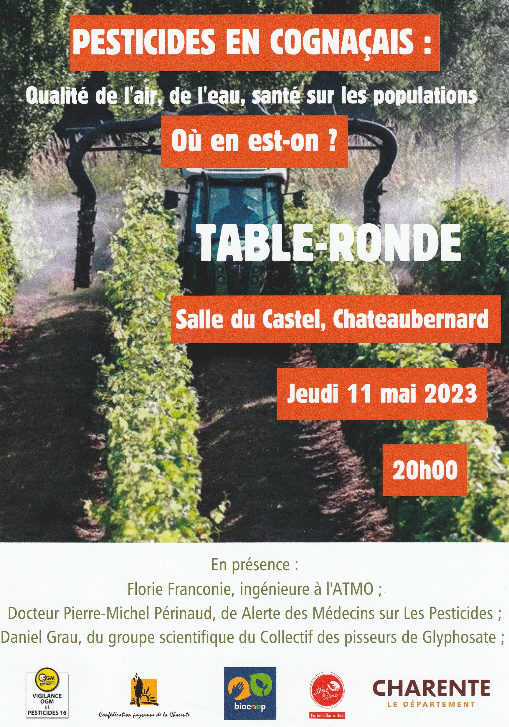 Pesticides en Cognacais